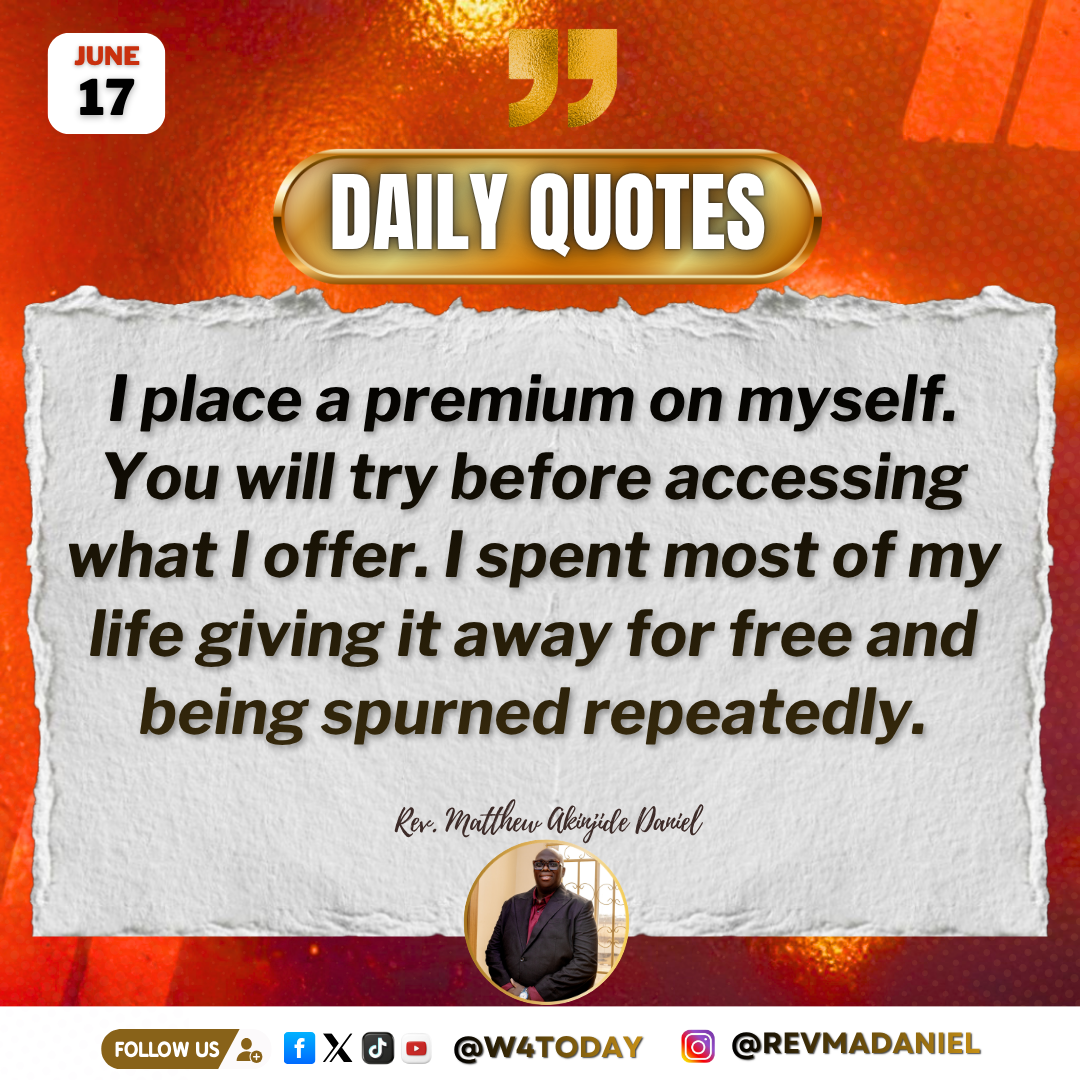 Post by Rev Jide Daniel
