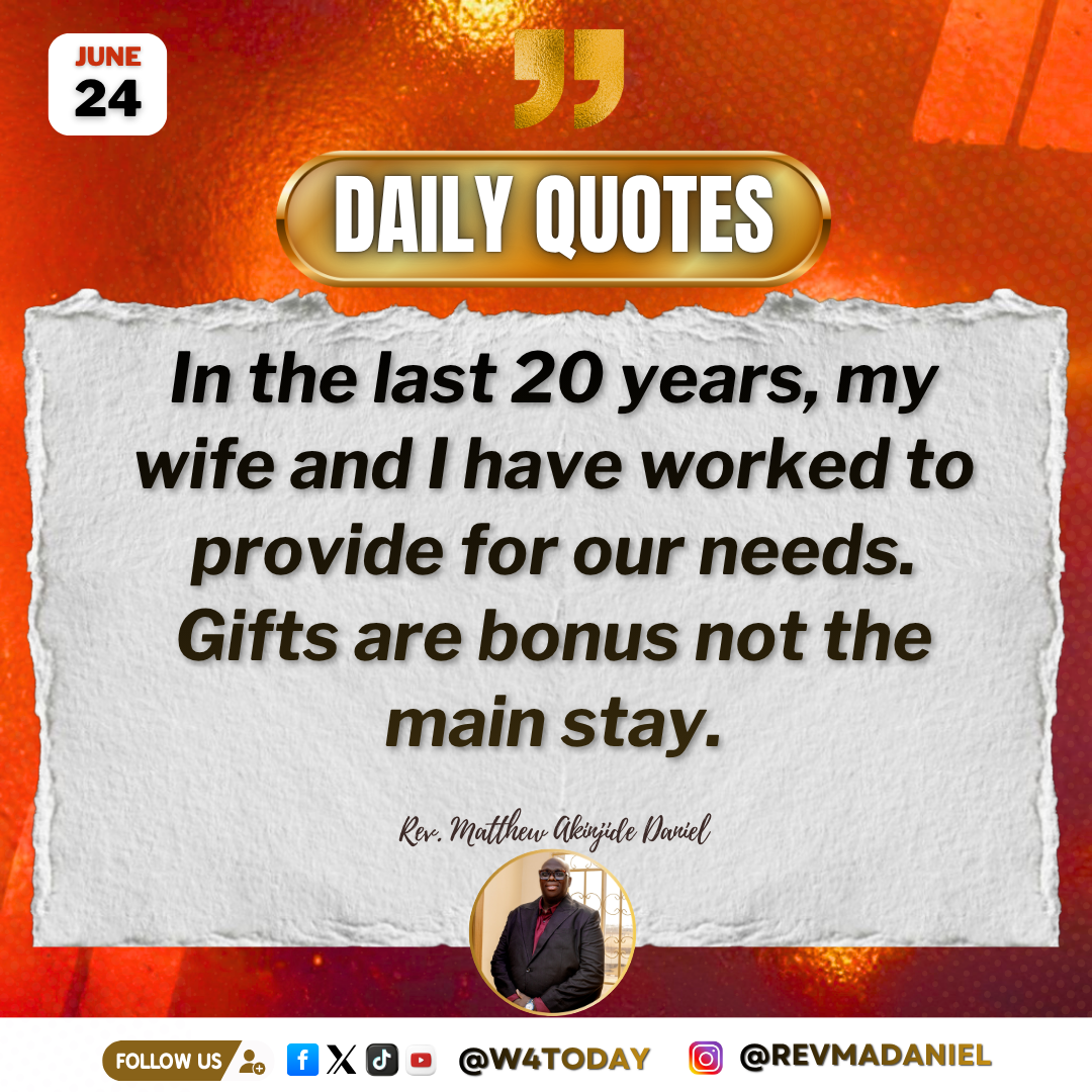 Post by Rev Jide Daniel