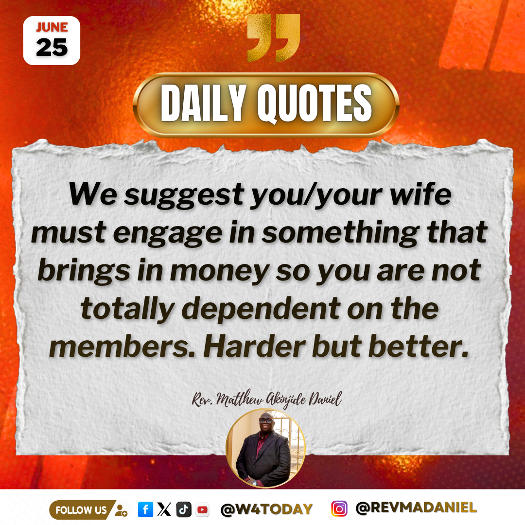Post by Rev Jide Daniel