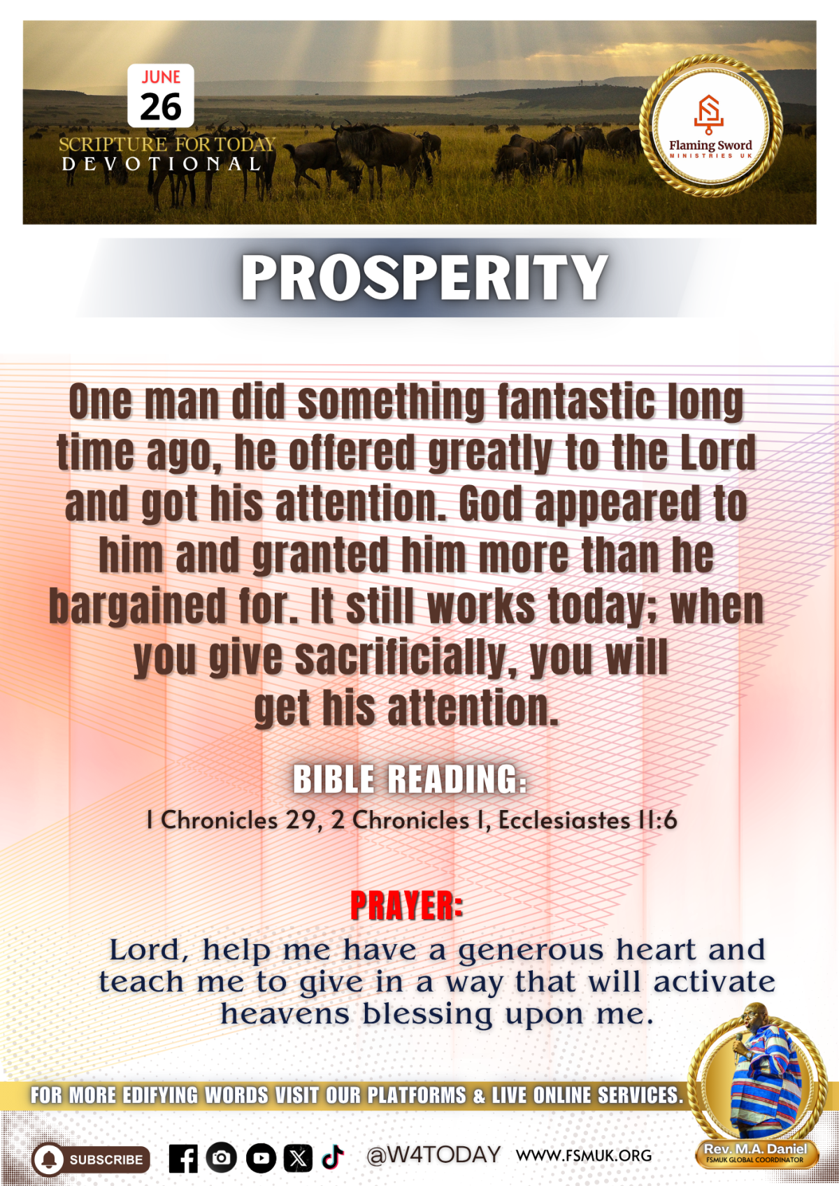 Post by Rev Jide Daniel