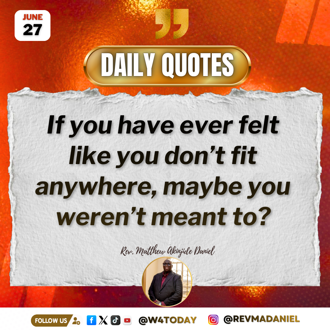 Post by Rev Jide Daniel