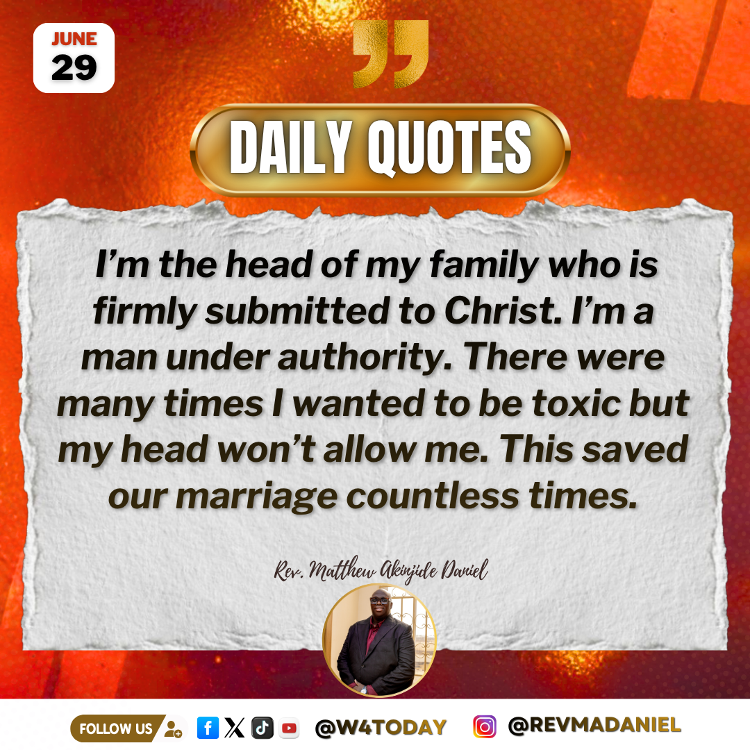 Post by Rev Jide Daniel