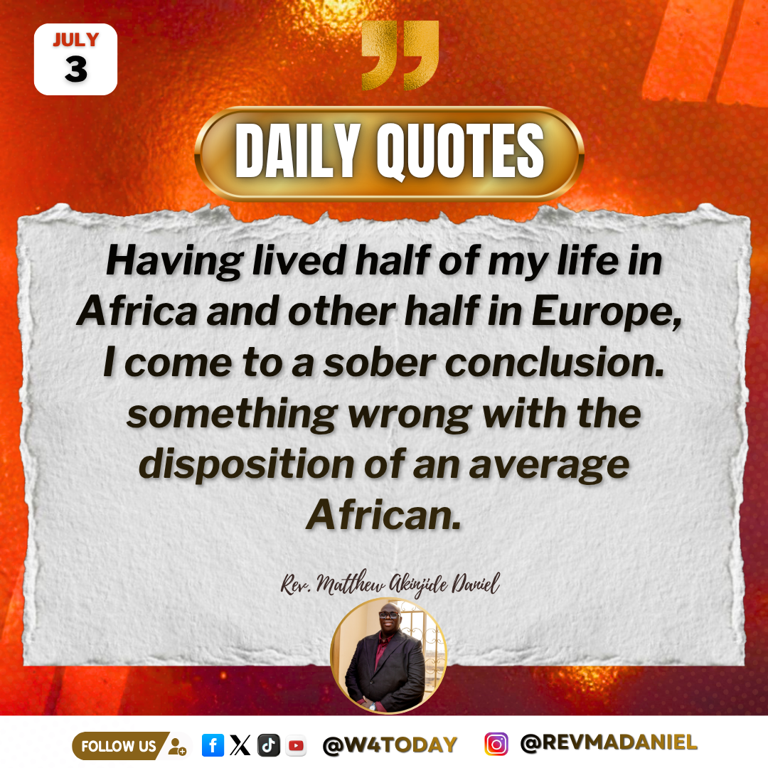 Post by Rev Jide Daniel