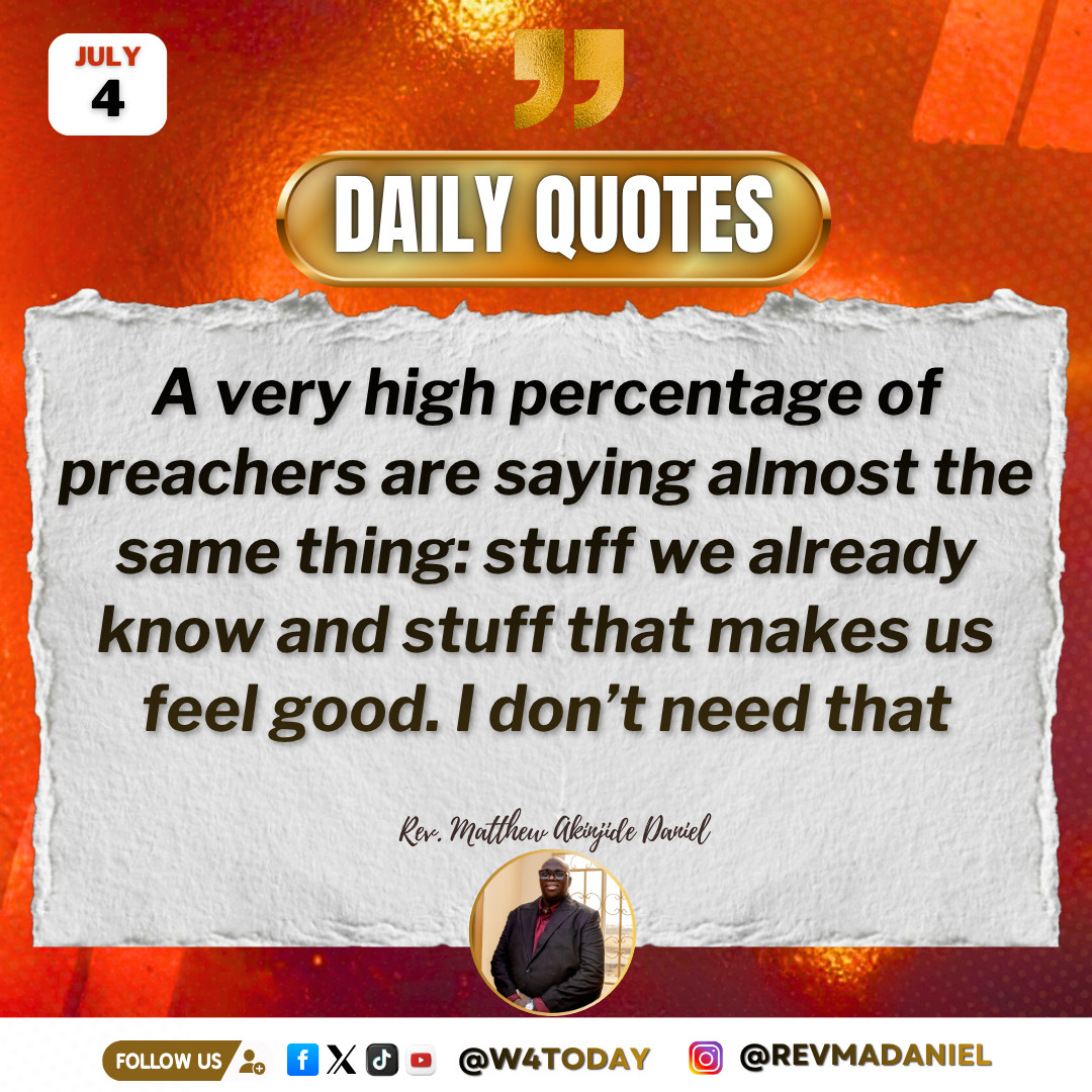 Post by Rev Jide Daniel