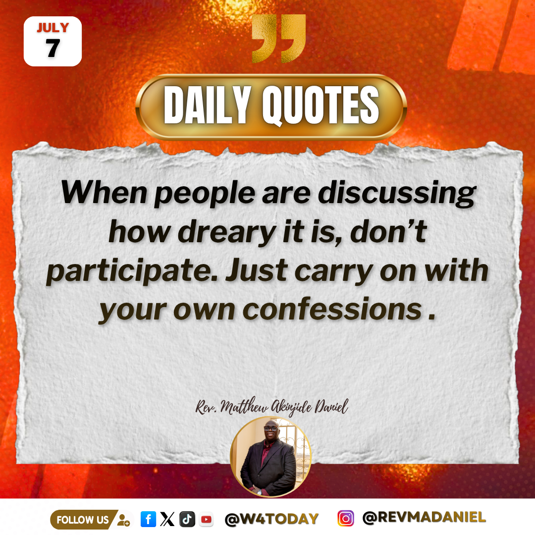Post by Rev Jide Daniel