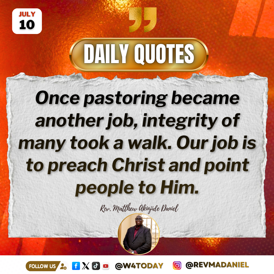 Post by Rev Jide Daniel