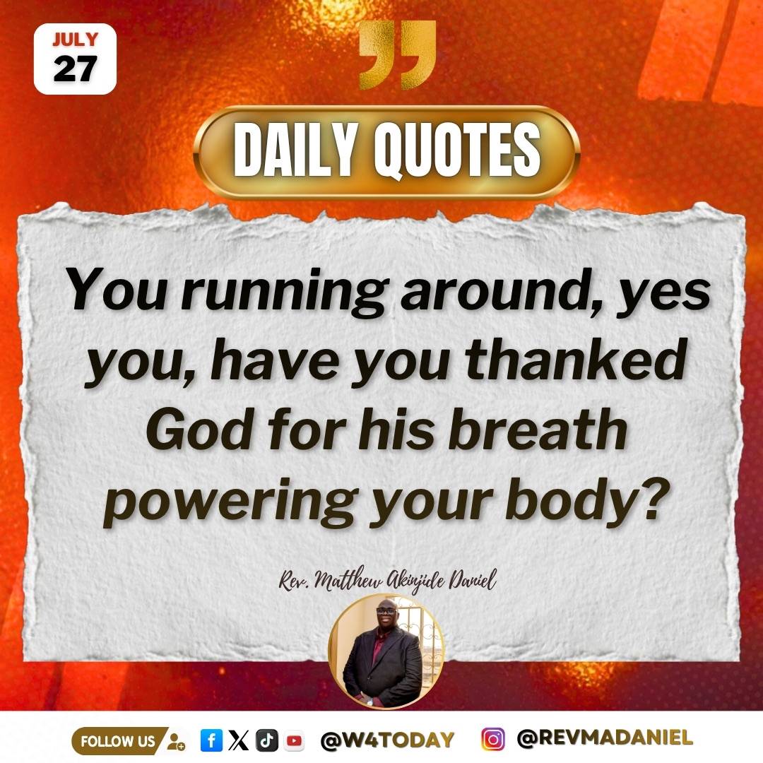 Post by Rev Jide Daniel