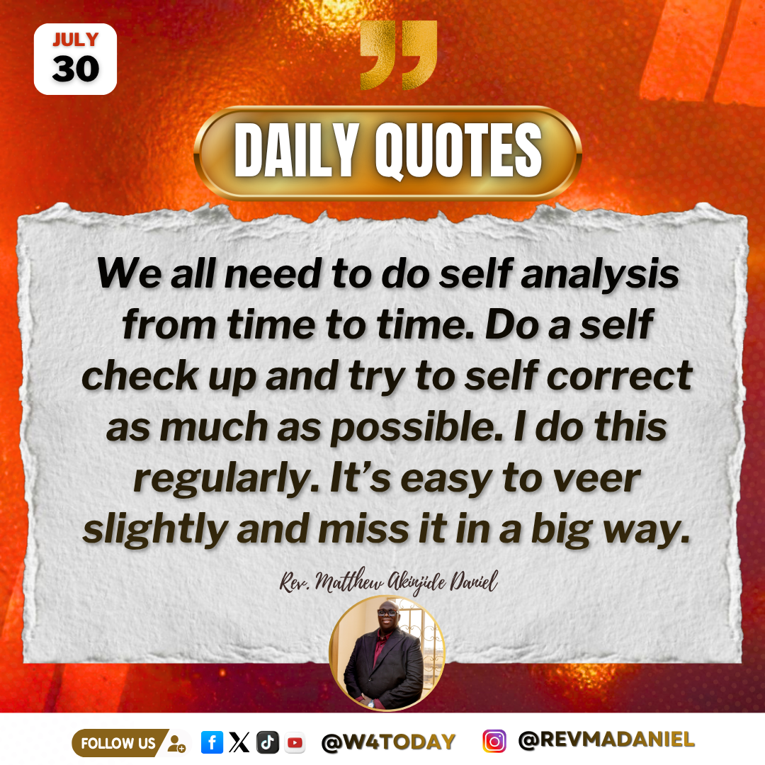 Post by Rev Jide Daniel