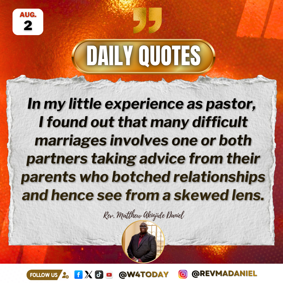Post by Rev Jide Daniel