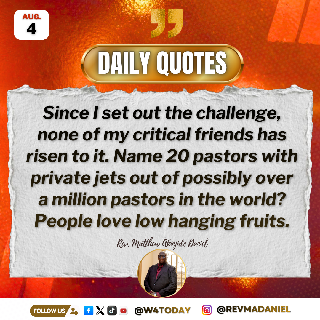 Post by Rev Jide Daniel