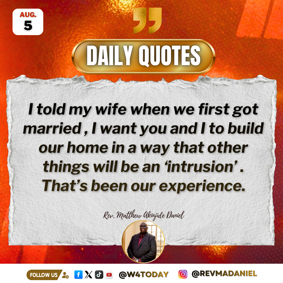 Post by Rev Jide Daniel