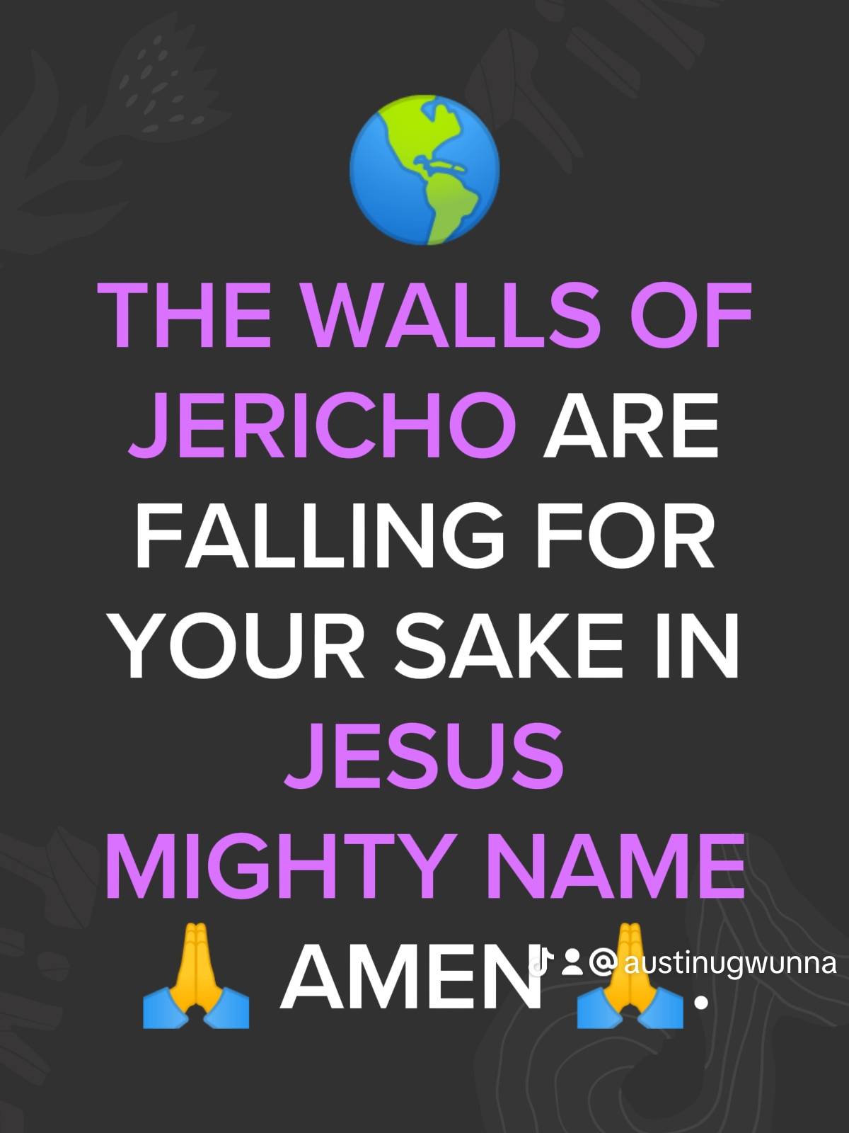 Post by PASTOR AUSTINE