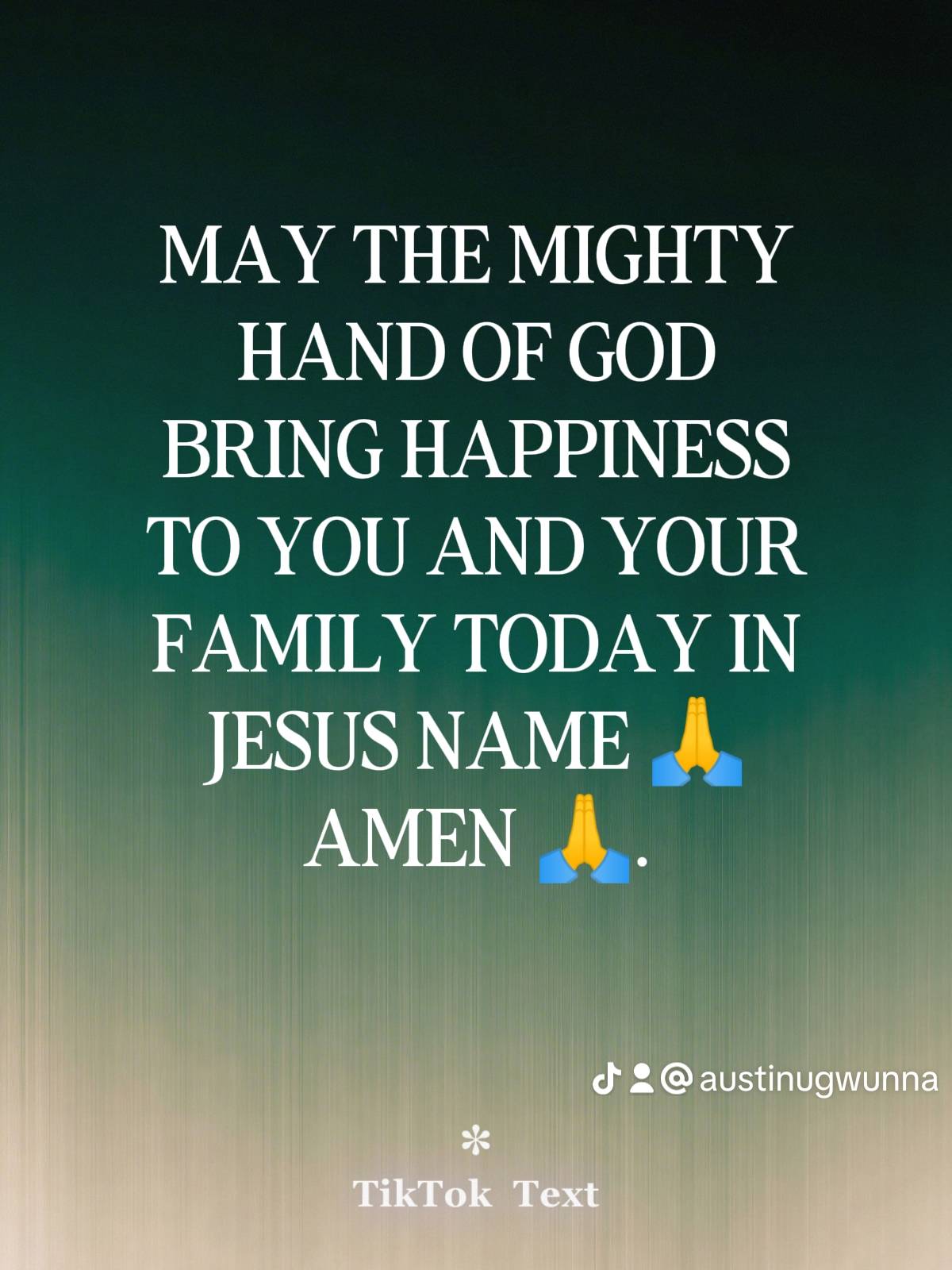 Post by PASTOR AUSTINE