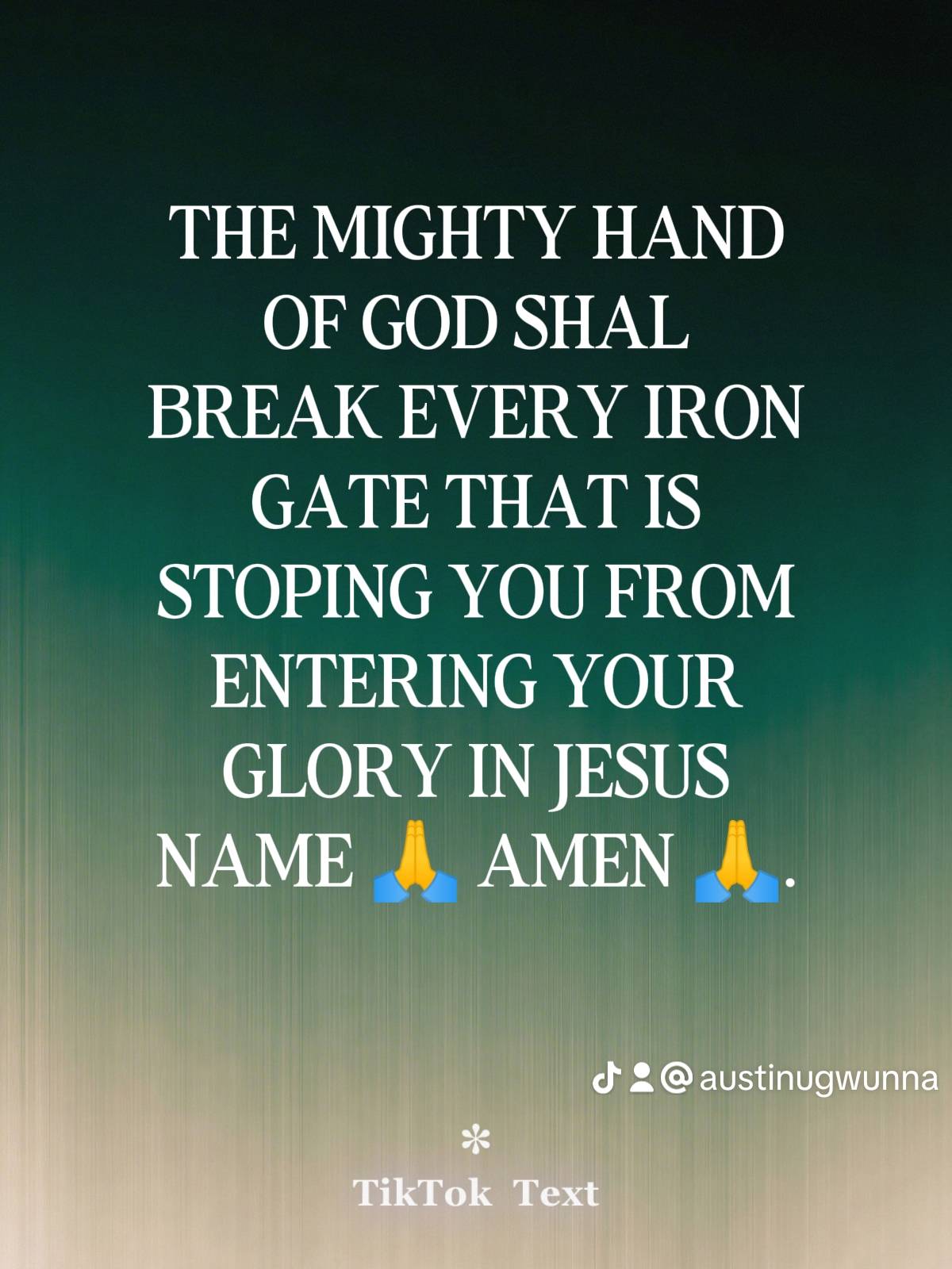 Post by PASTOR AUSTINE