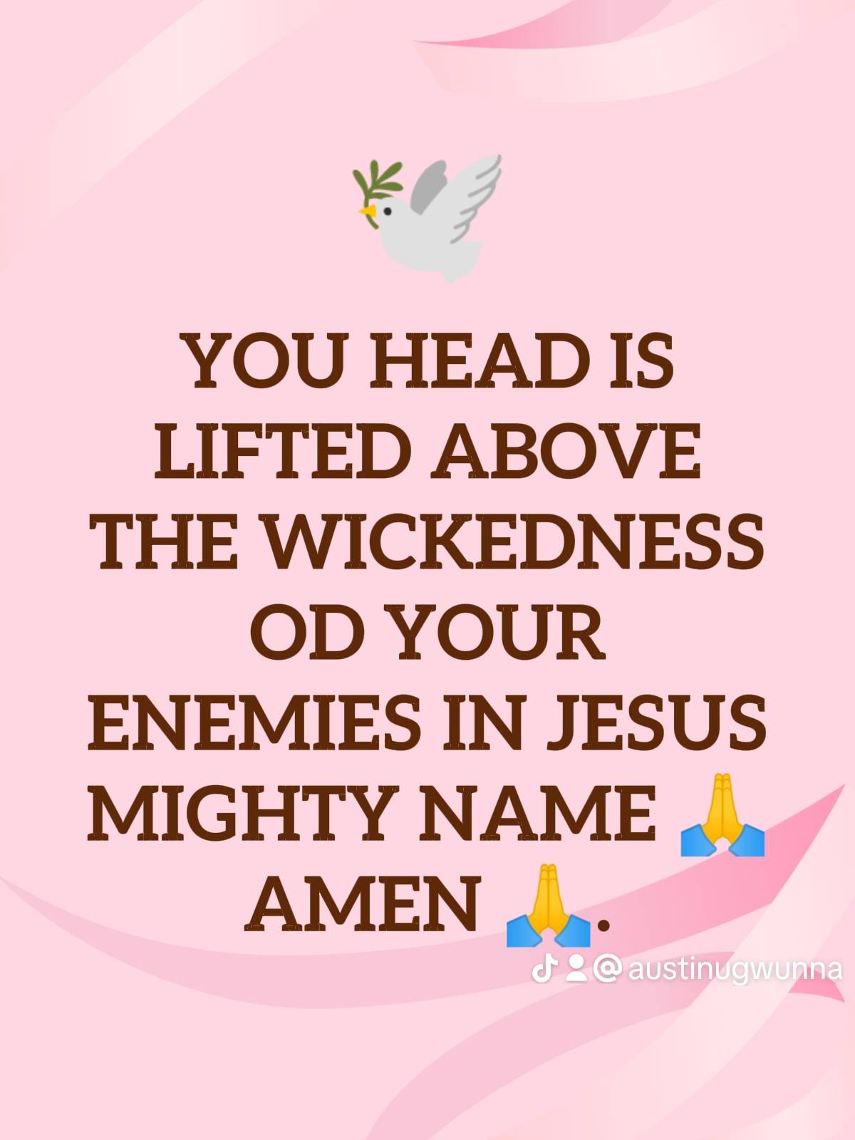 Post by PASTOR AUSTINE