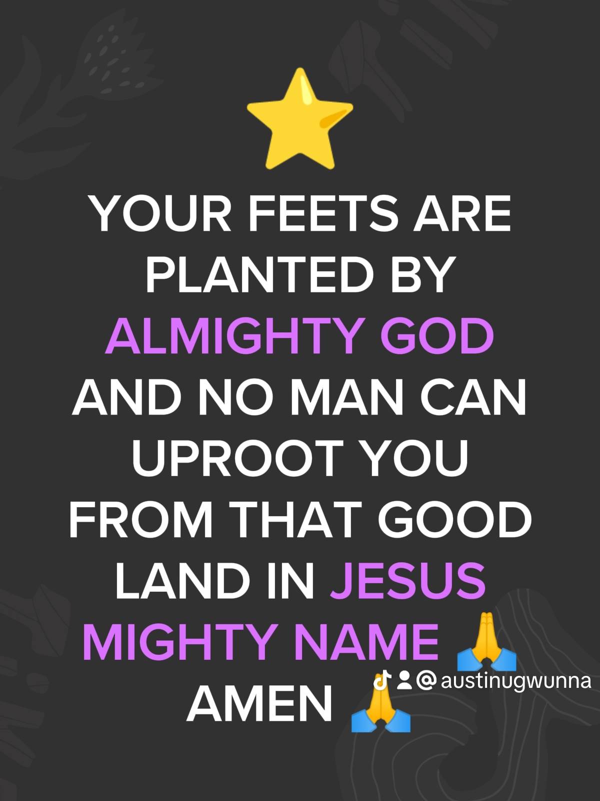 Post by PASTOR AUSTINE