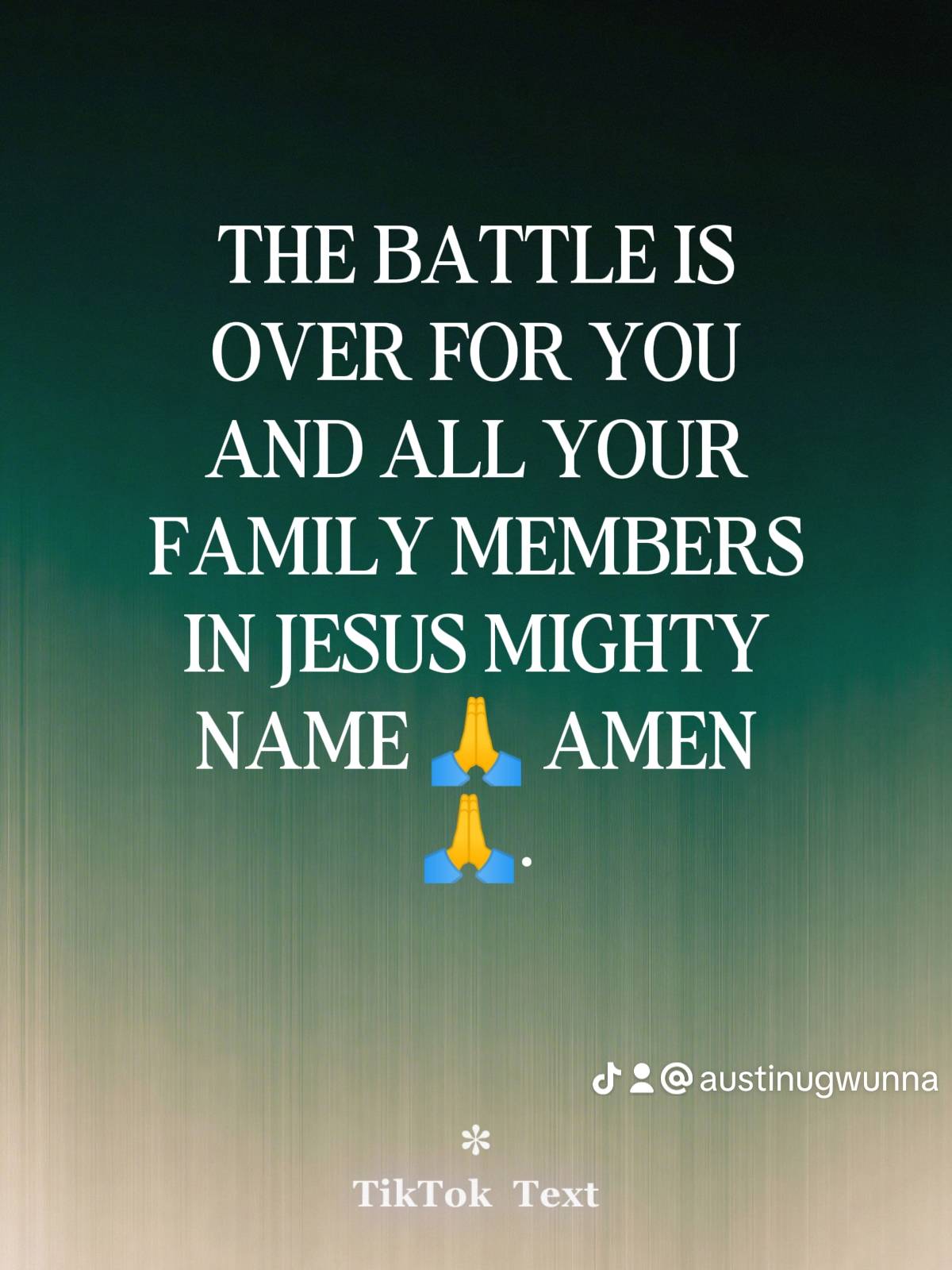 Post by PASTOR AUSTINE
