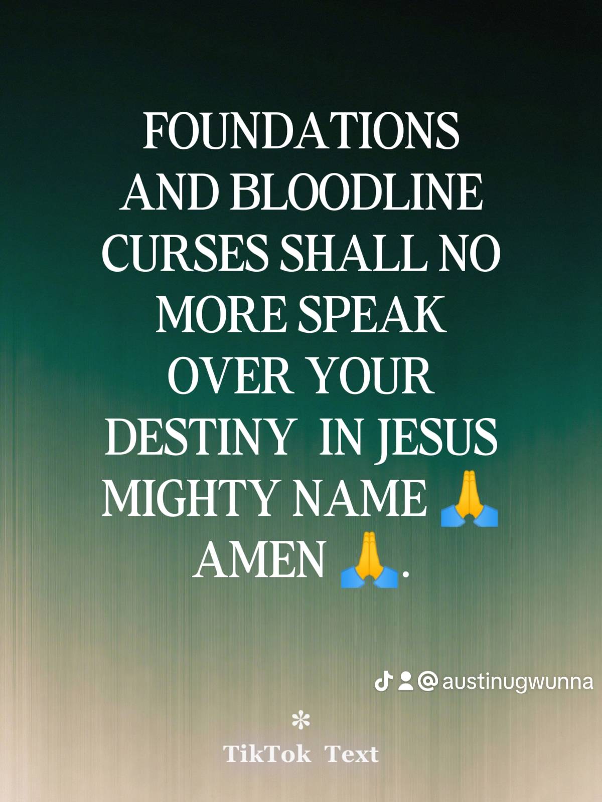 Post by PASTOR AUSTINE