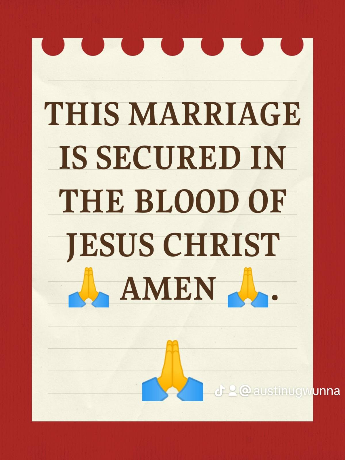 Post by PASTOR AUSTINE