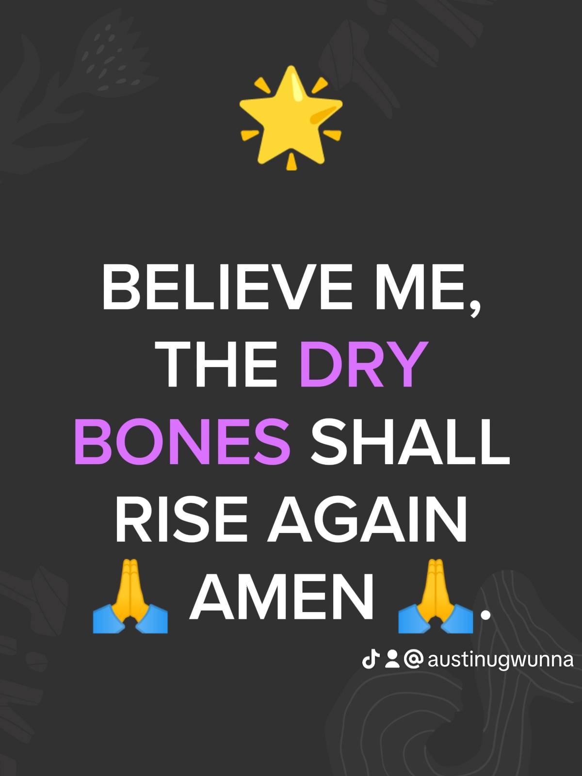 Post by PASTOR AUSTINE
