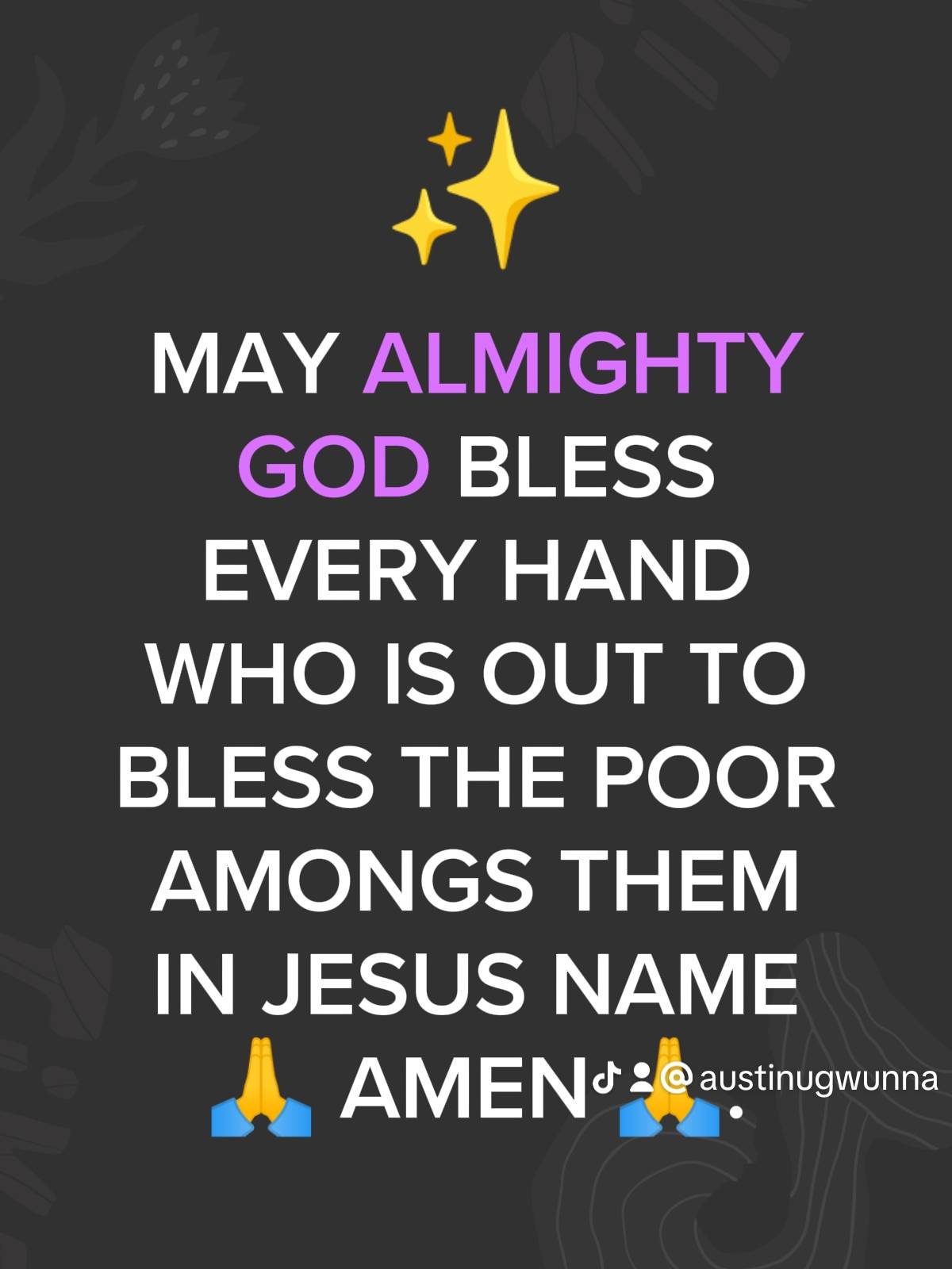 Post by PASTOR AUSTINE