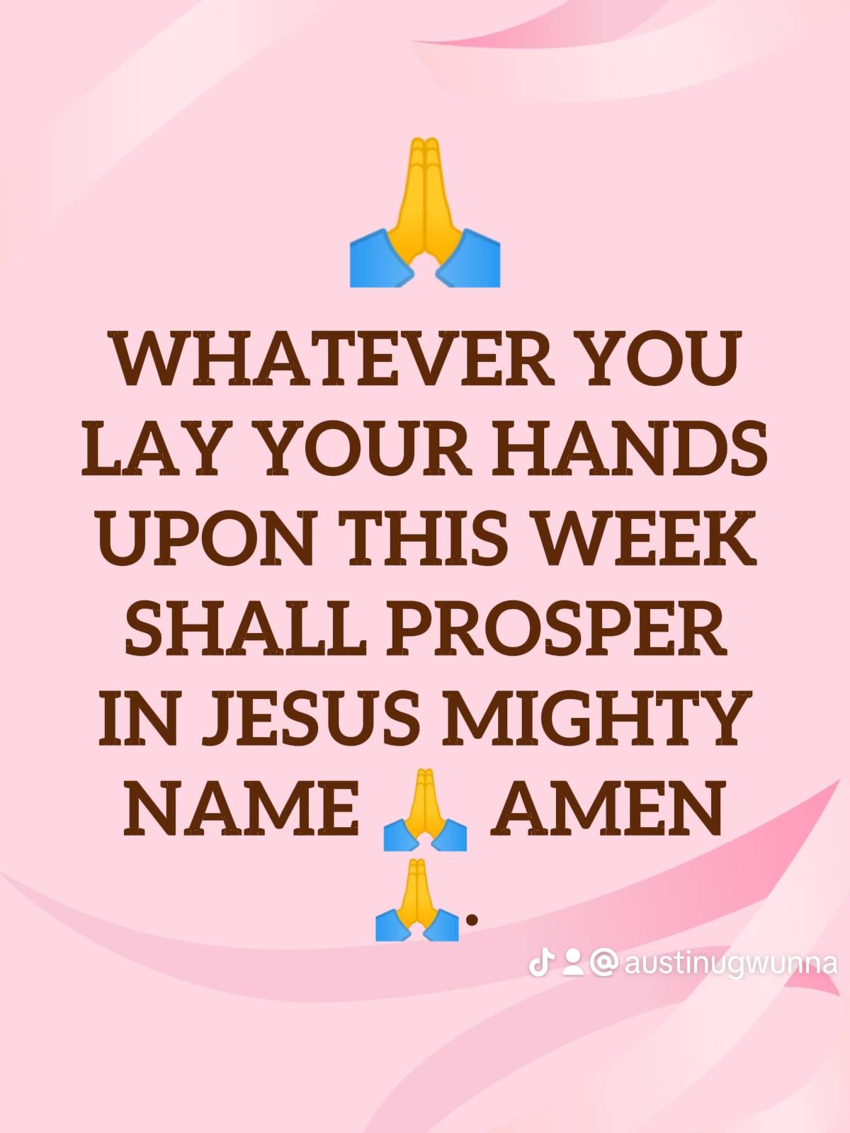 Post by PASTOR AUSTINE