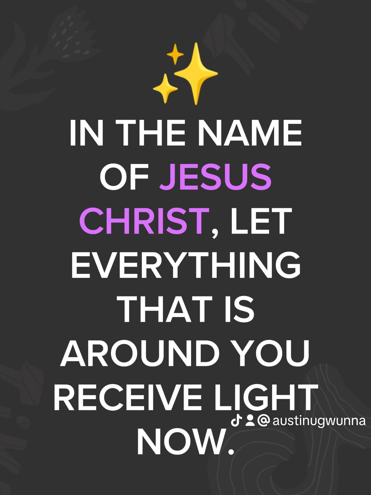 Post by PASTOR AUSTINE