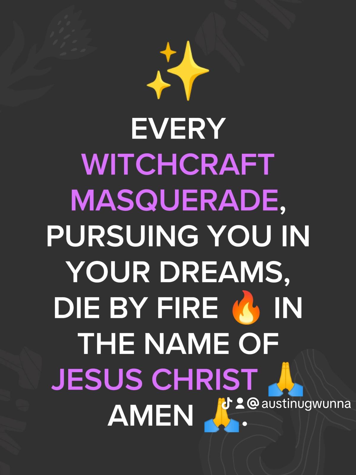 Post by PASTOR AUSTINE