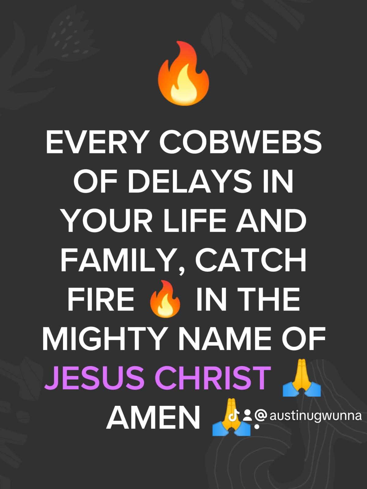 Post by PASTOR AUSTINE