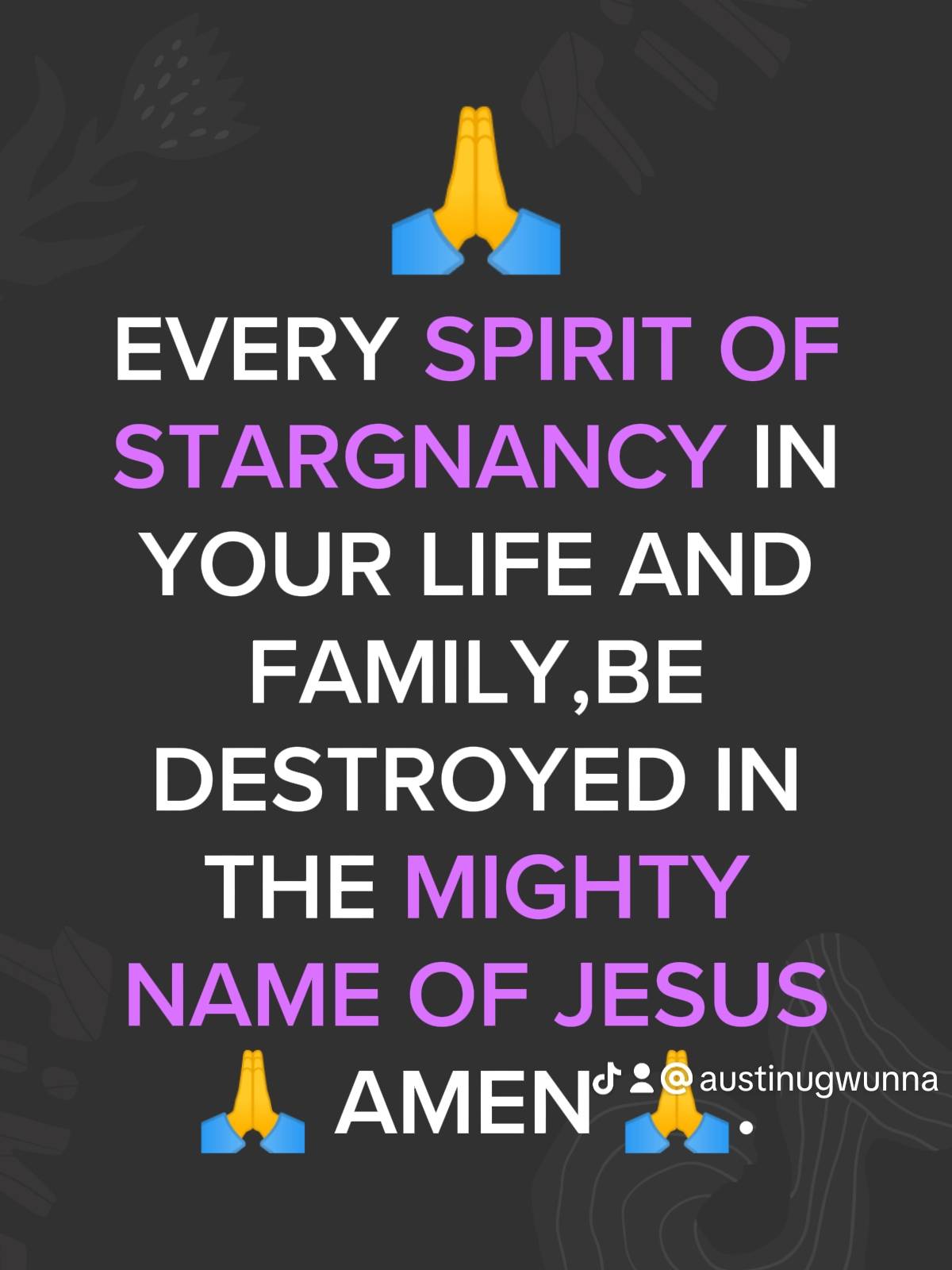 Post by PASTOR AUSTINE