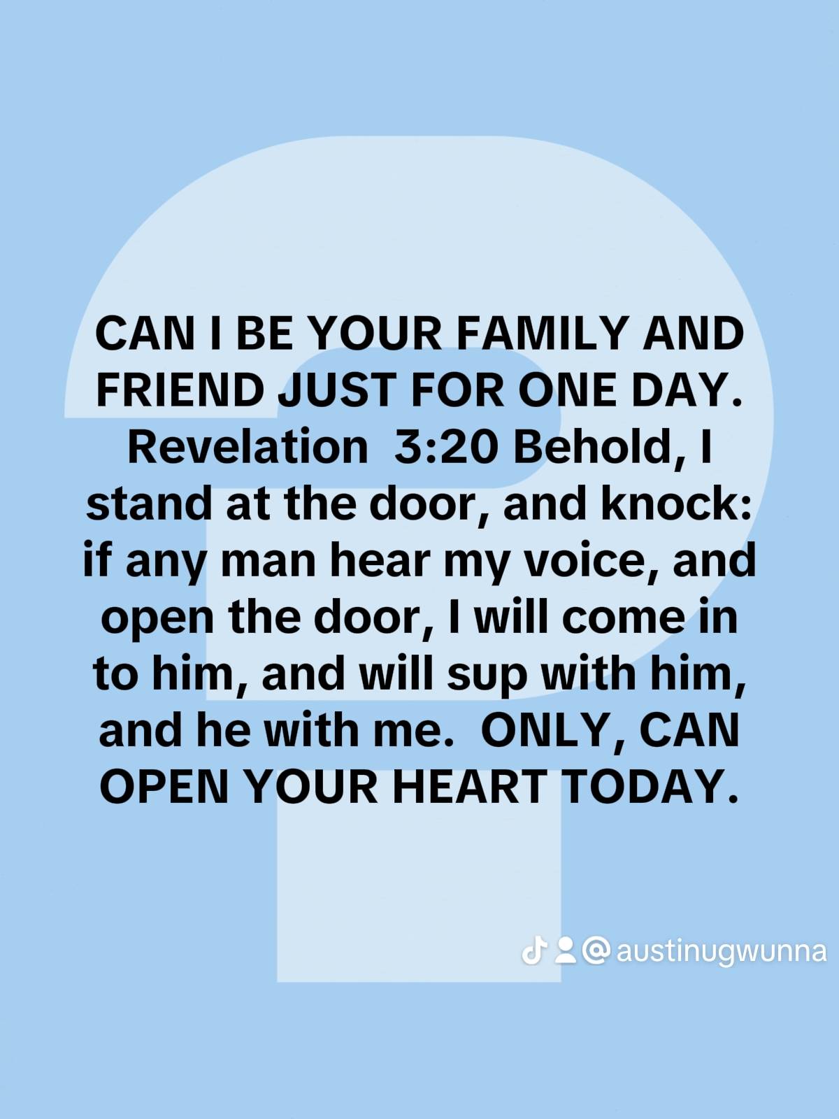 Post by PASTOR AUSTINE