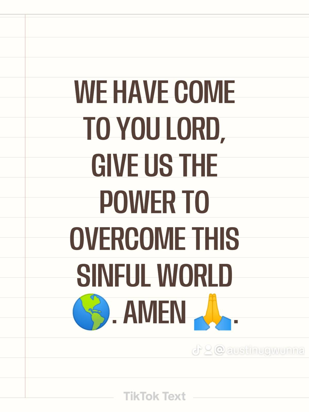 Post by PASTOR AUSTINE