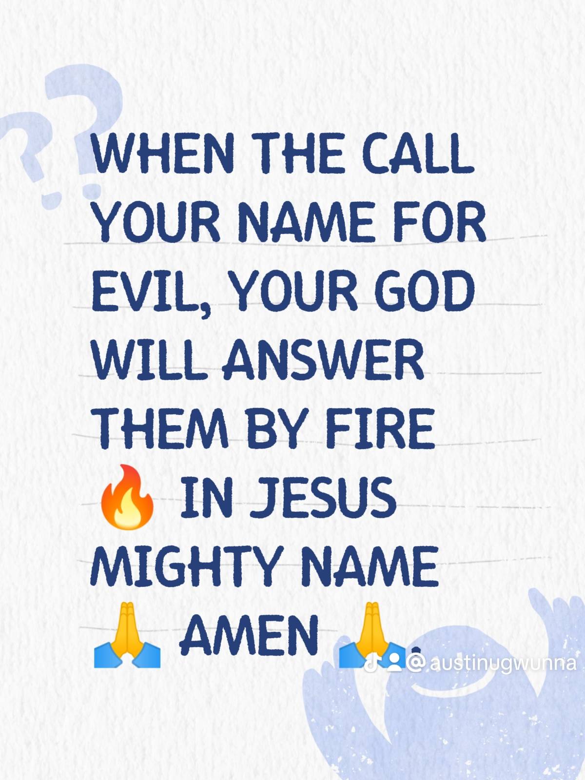 Post by PASTOR AUSTINE