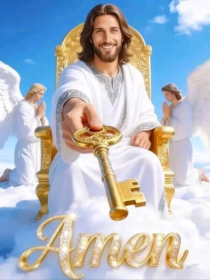 With the light in Him, you receive the key to His kingdom.