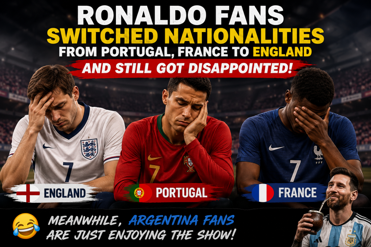 ๐ RONALDO FANS SWITCHED NATIONALITIES... AND STILL GOT HEARTBROKEN! ๐ญ๐
From Portugal ๐ต๐น to Franc...