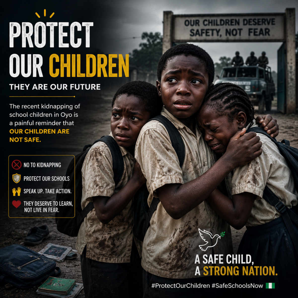 IF WE LOSE OUR CHILDREN… WHO WILL WE CELEBRATE TOMORROW? 😢🏫🇳🇬
The recent kidnapping of school chil...
