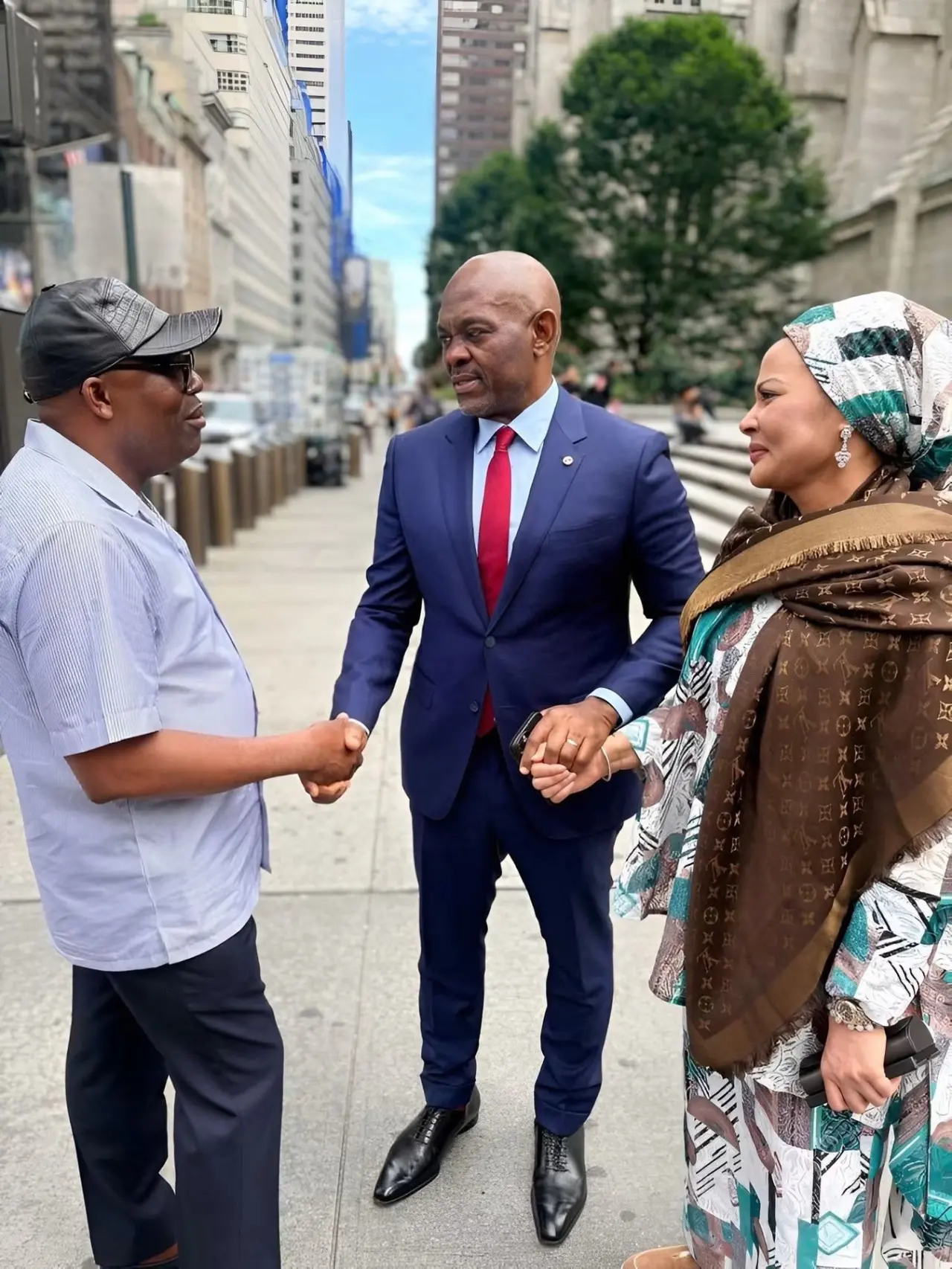 In Photo: Rivers State Governor, Siminalayi Fubara, Tony Elumelu, and the Minister of State for Budg...