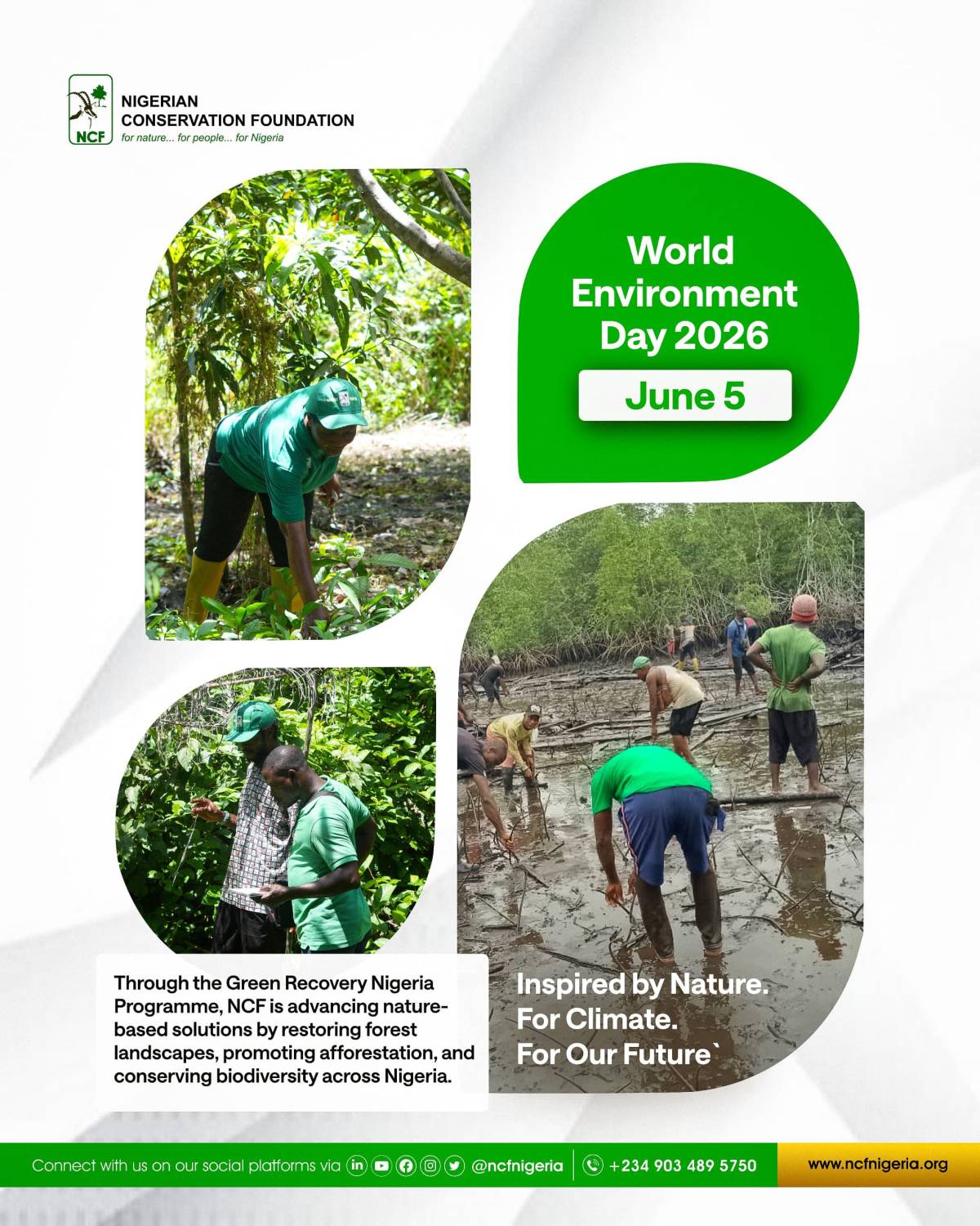 Happy #WorldEnvironmentDay!
Nature holds the solutions we need for a resilient climate and a thrivi...