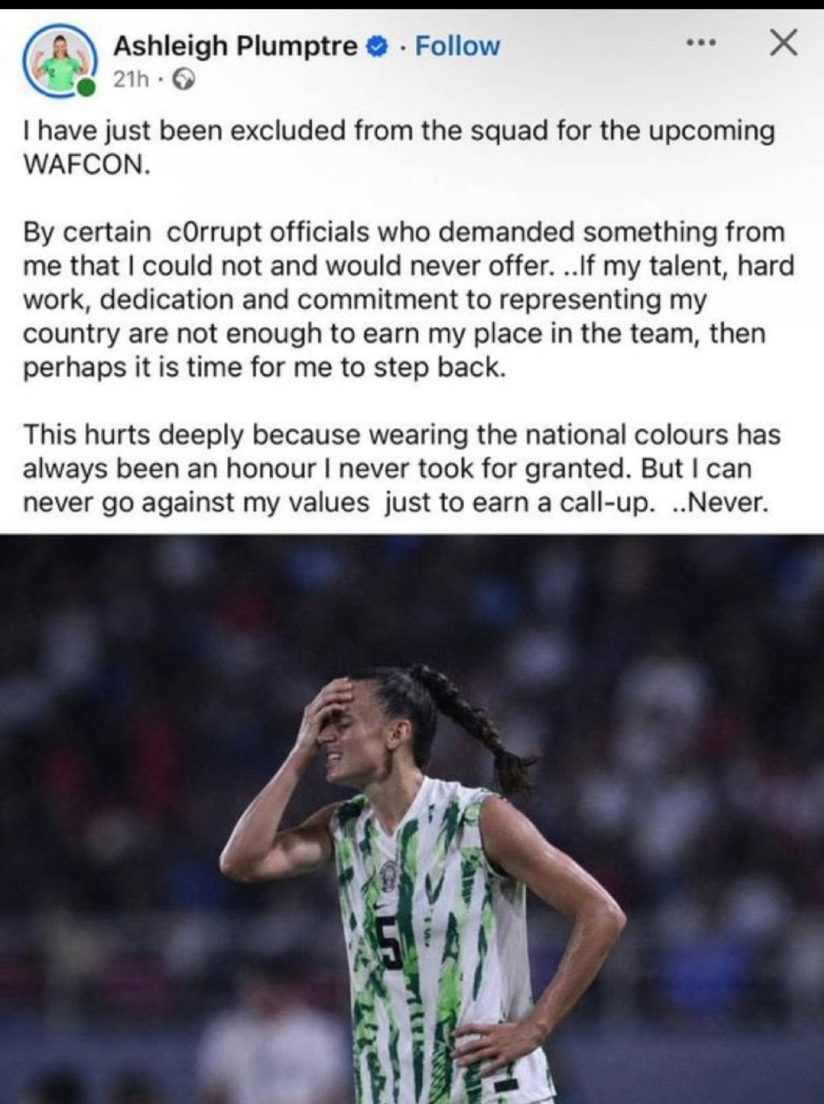 Nigeria we hail thee. Una don show her, who una be.