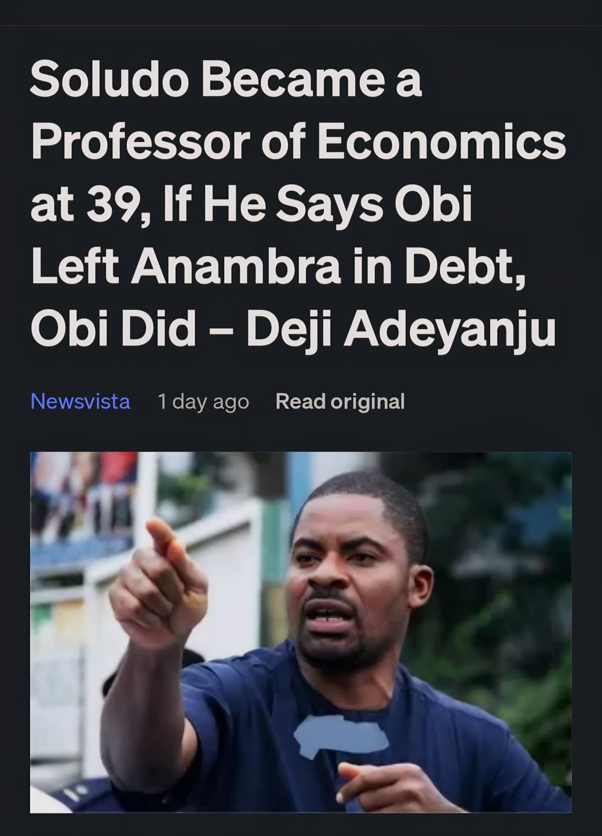 What a jester! So, because someone became a professor at 39, his political bias instantly becomes th...