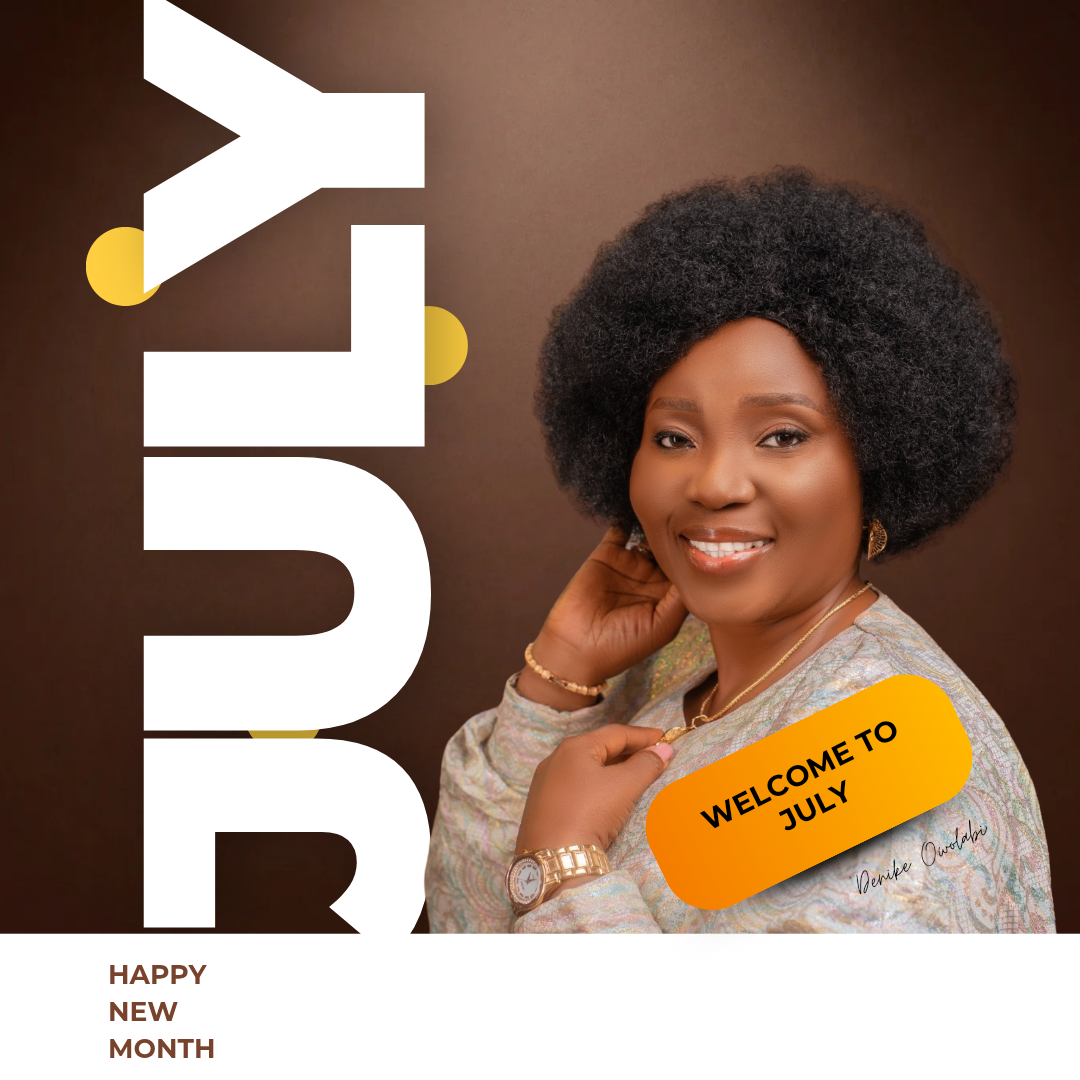 Happy New Month!
Welcome to the month of July!
May this new month bring you renewed strength, goo...