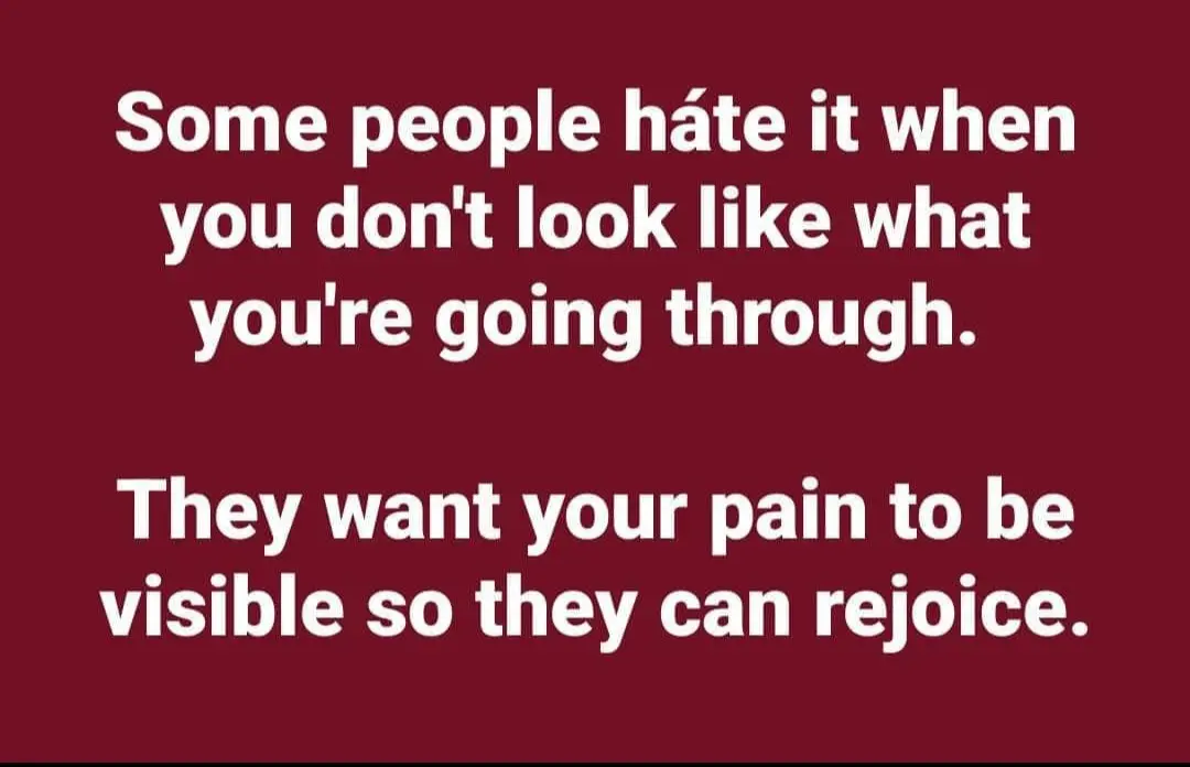 Even when we go through rough times, may we not look like what we're going through. May our enemies...
