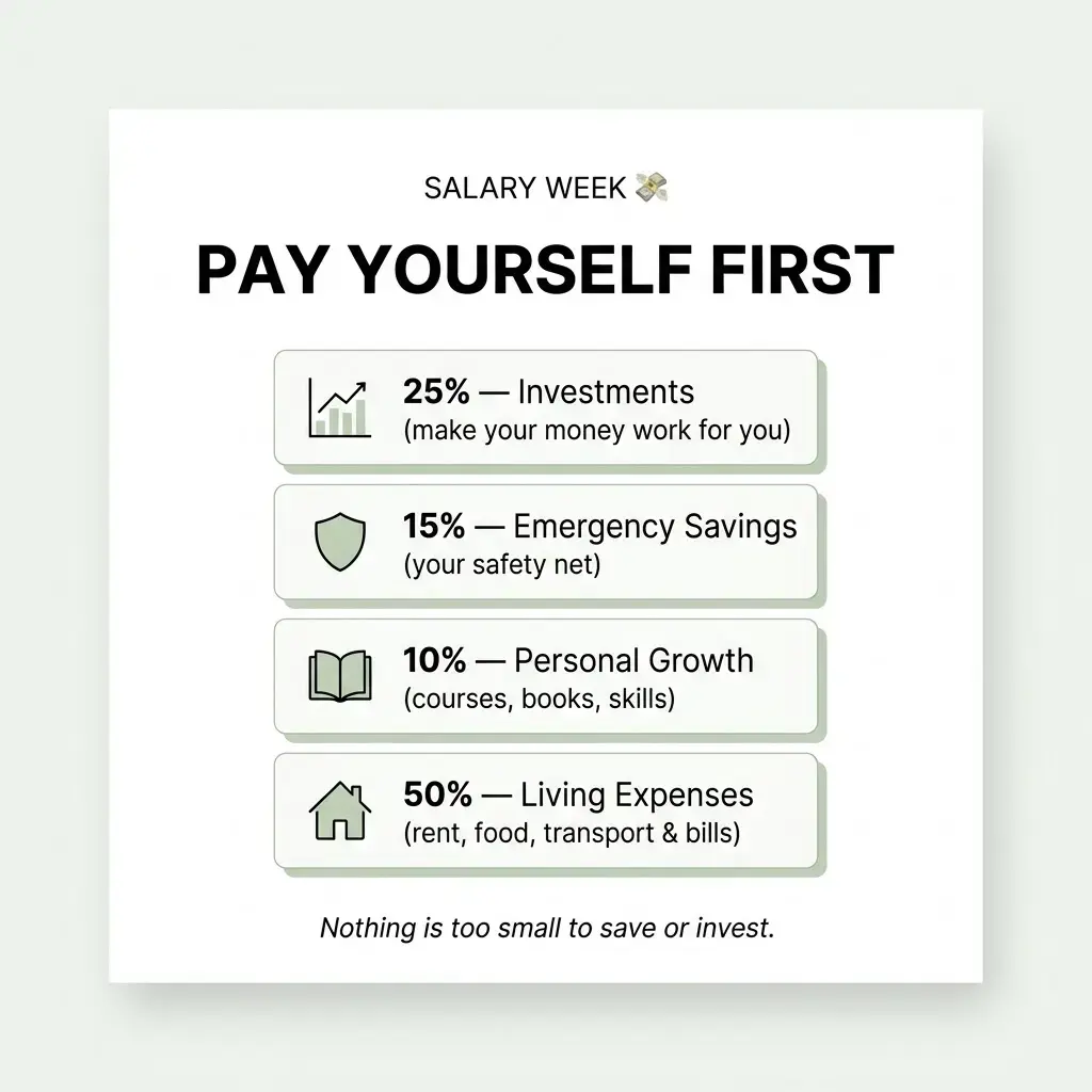 It’s Salary week Family,❤️
Save your money so it can save you. Nothing is too small to save or inve...
