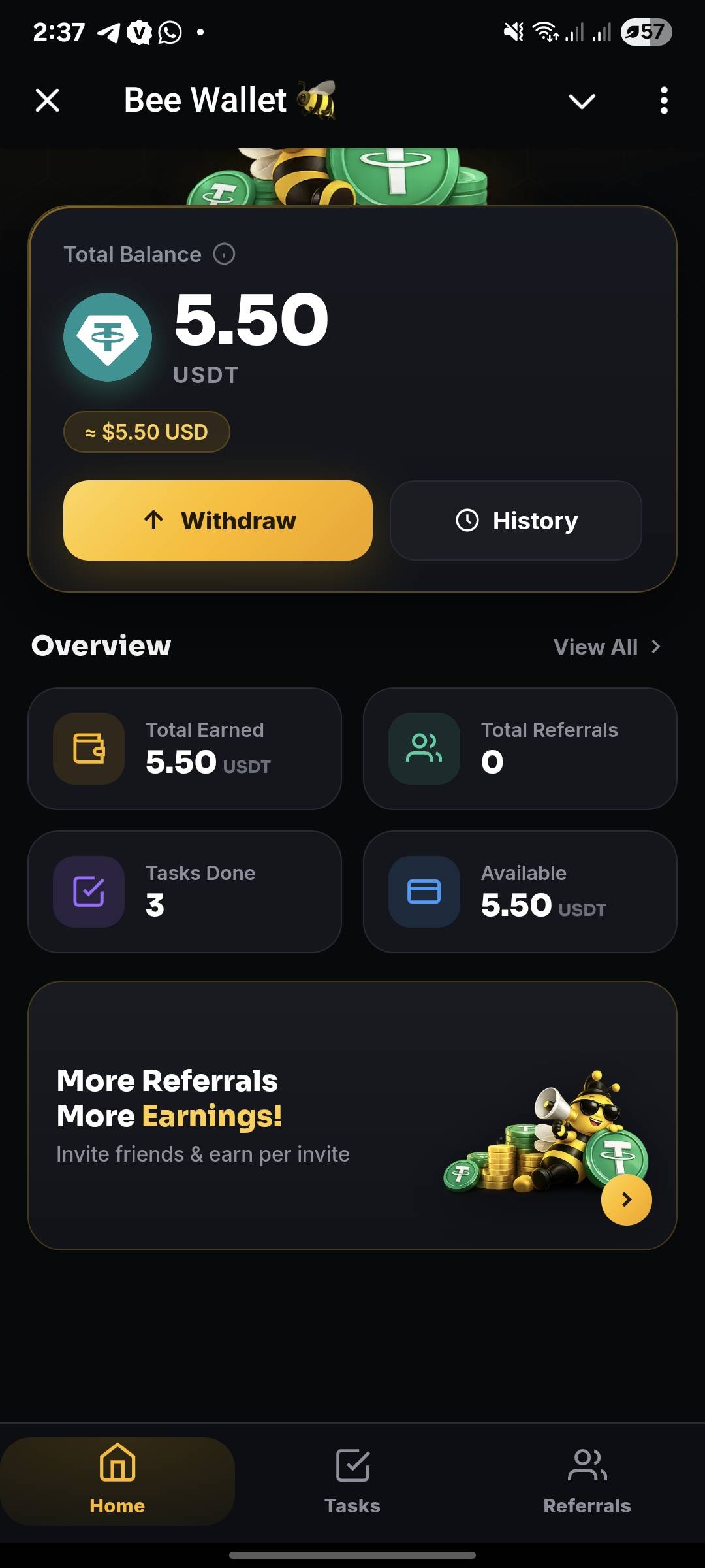 Hi! I use Walkbucks every day to walk and earn money. My Referral Code: QWF3RC. Enter it during sign...