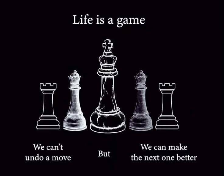 Don't be confused. 
 Life is a game.