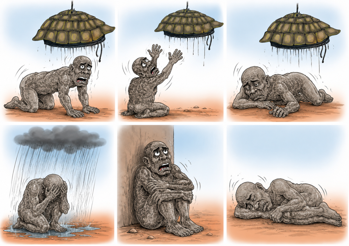 Endangered Species
Beneath the scorching sun,
Scattered like frightened birds,
Across borders that...