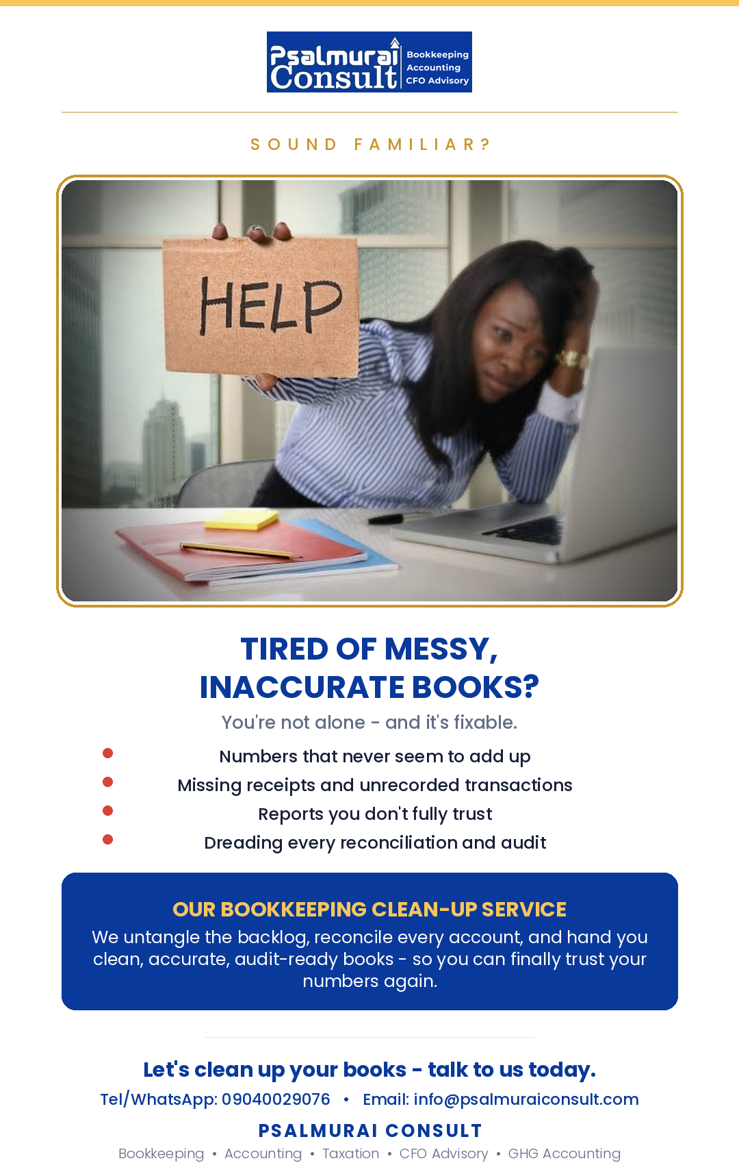 Be honest - when's the last time you actually trusted your books?
If your numbers never quite add u...