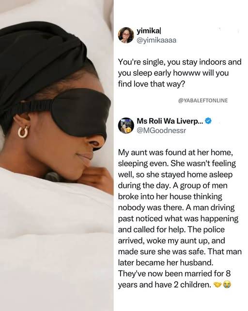 My aunt was found at her home, sleeping even"– Lady tells the internet who criticized single people...