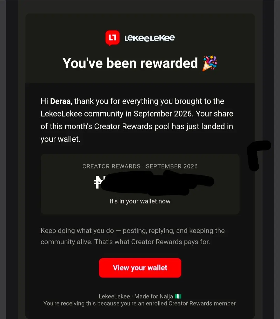 Finally
Make I go chop first
I dey come πΉ