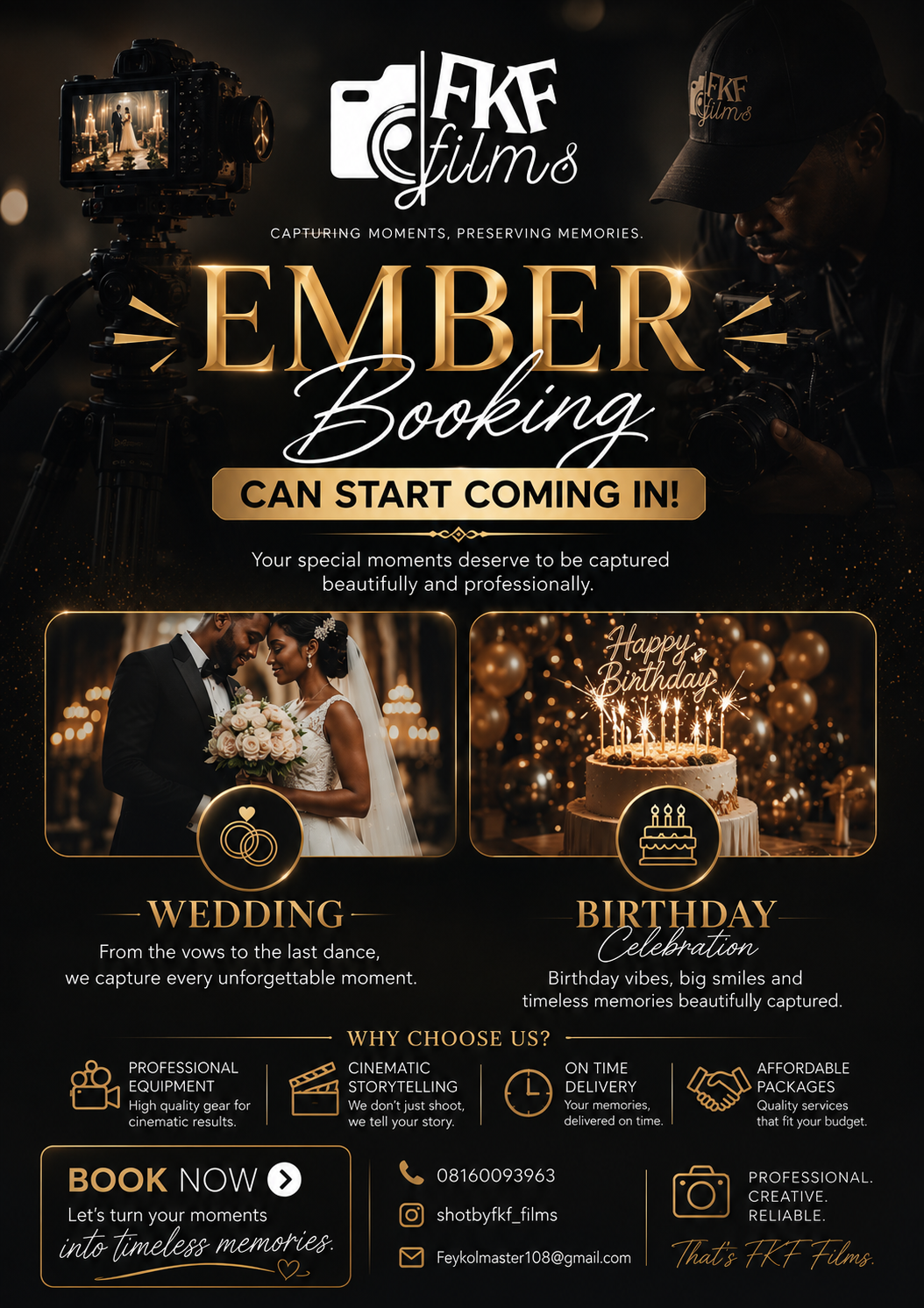 I available to document your great day #eventvideographer